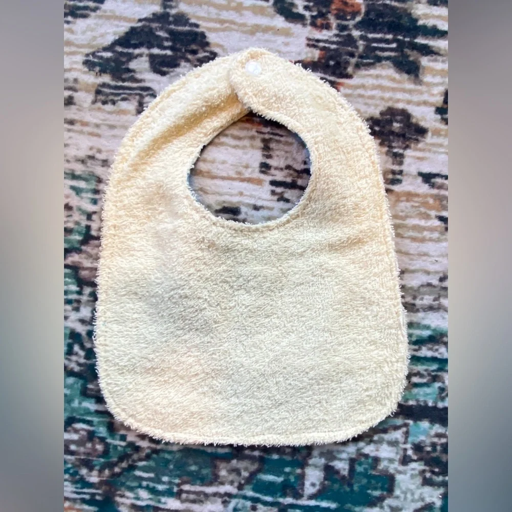 Blue Whale Print Handmade Baby Bib